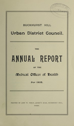[Report 1925]