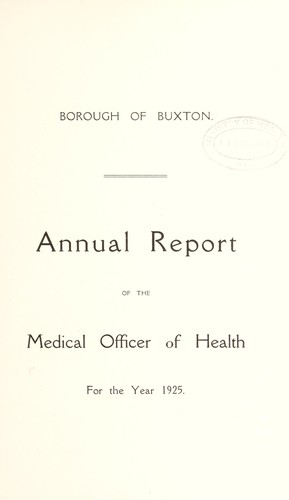 [Report 1925]
