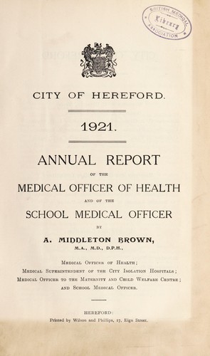 [Report 1921]
