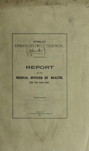 [Report 1925]
