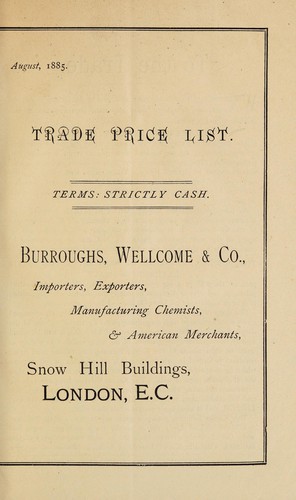 Trade price list