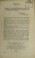 Dr. Richard J. Reece's report to the Local Government Board upon the general sanitary circumstances of the borough of Chelmsford
