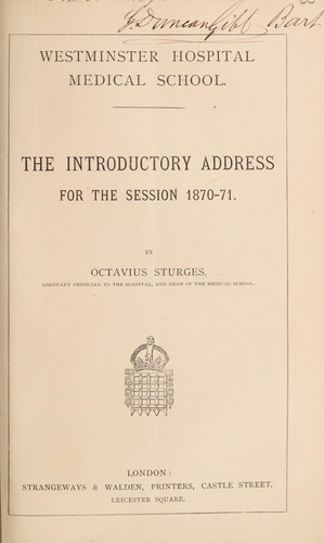 Westminster Hospital Medical School