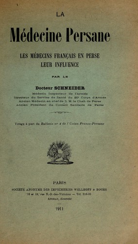 La médecine Persane