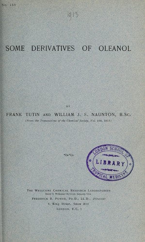 Some derivatives of oleanol