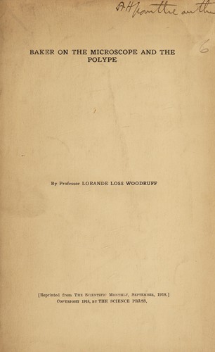 Baker on the microscope and the polype