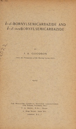 delta-d-bornylsemicarbazide and delta-d-neobornylsemicarbazide