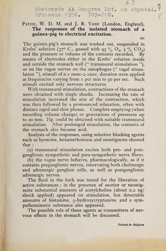 The responses of the isolated stomach of a guinea-pig to electrical stimulation