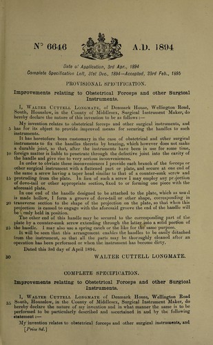 Improvements relating to obstetrical and other surgical instruments
