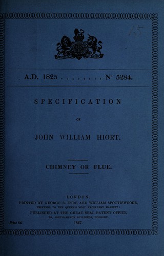 Specification of John William Hiort