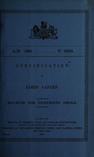 Specification of James Caparn