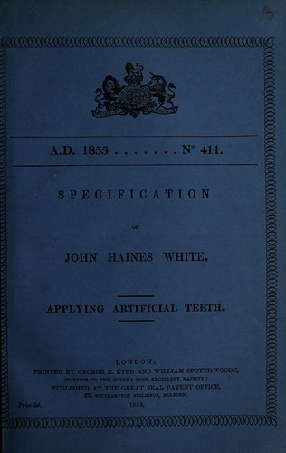 Specification of John Haines White