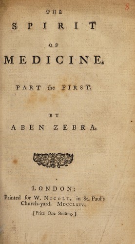 The spirit of medicine