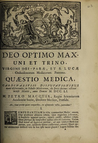 Quaestio medica ... An, fami potius quam temporibus, in assumendo victu, parendum?
