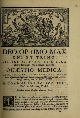 Quaestio medica ... Deceditne aliquid venustati diuturniore somno?