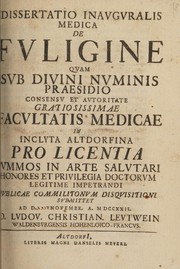 Dissertatio inauguralis medica de fuligine ...
