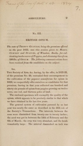 British opium