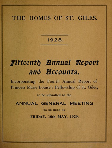 Fifteenth annual report and accounts