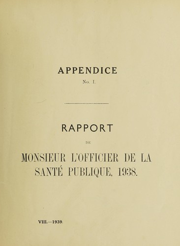 [Report 1938]