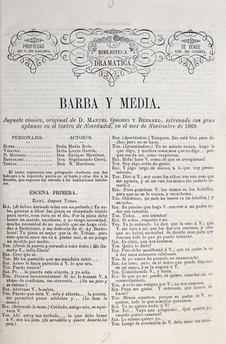 Barba y media