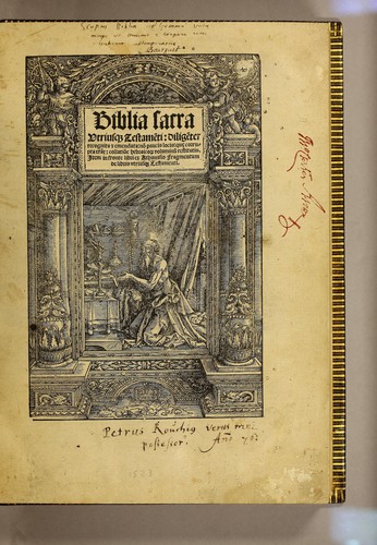 Biblia sacra utriusq[ue] Testme[n]ti