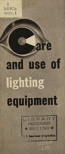 Care and use of your [electrical equipment]