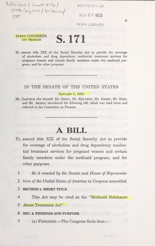 A bill to amend title XIX of the Social Security Act to provide for coverage of alcoholism and drug dependency residential treatment services for pregnant women and certain family members under the Medicaid program, and for other purposes