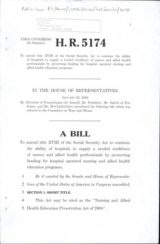 A bill to amend title XVIII of the Social Security Act to continue the ability of hospitals to supply a needed workforce of nurses and allied health professionals by preserving funding for hospital operated nursing and allied health education programs