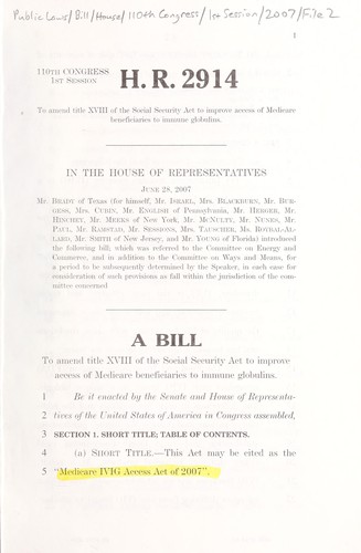 A bill to amend title XVIII of the Social Security Act to improve access of Medicare beneficiaries to immune globulins