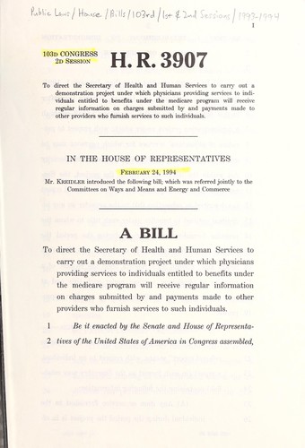 A bill to direct the Secretary of Health and Human Services to carry out a demonstration project under which physicians providing services to individuals entitled to benefits under the Medicare program will receive regular information on charges submitted by and payments made to other providers who furnish services to such individuals