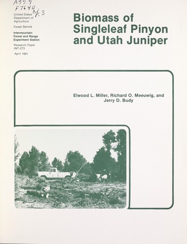 Biomass of singleleaf pinyon and Utah juniper