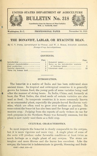 The bonavist, lablab, or hyacinth bean