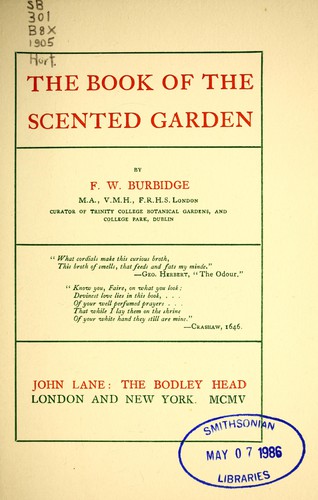 The book of the scented garden