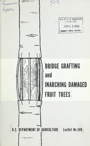 Bridge grafting and inarching damaged fruit trees