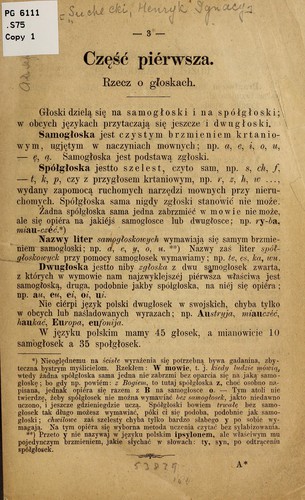 Budowa języka polskiego ...
