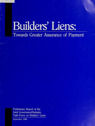 Builders' liens