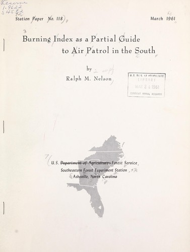 Burning index as a partial guide to air patrol in the South
