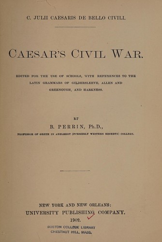 Caesar's Civil war