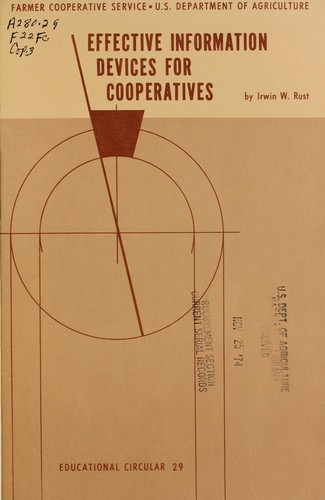 Effective information devices for cooperatives