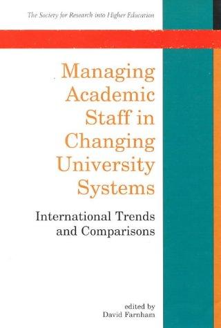 Managing academic staff in changing university systems
