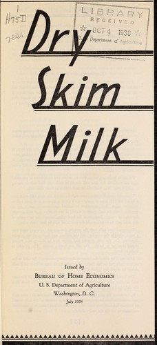 Dry skim milk