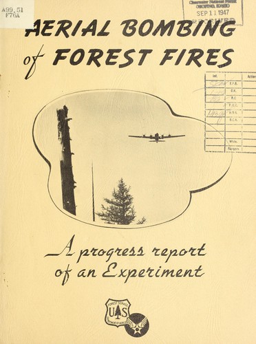 Aerial bombing of forest fires