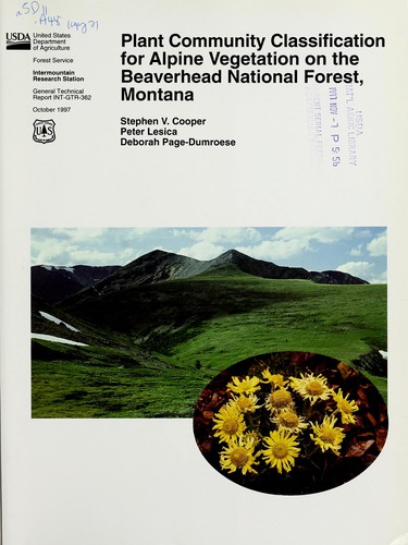 Plant community classification for alpine vegetation on the Beaverhead National Forest, Montana