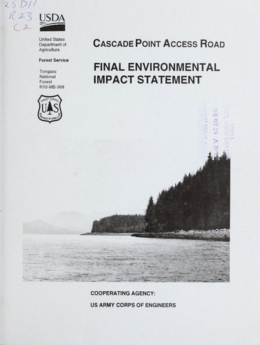 Cascade Point access road final environmental impact statement