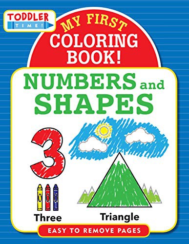 My First Coloring Book - Numbers & Shapes