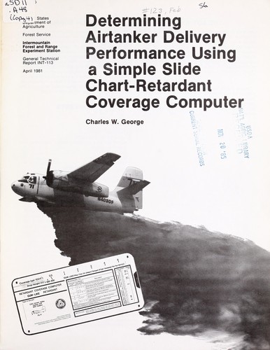 Determining airtanker delivery performance using a simple slide chart-retardant coverage computer