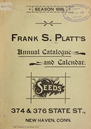 Annual descriptive catalogue and calendar