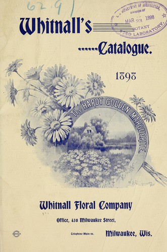 Whitnall's catalogue