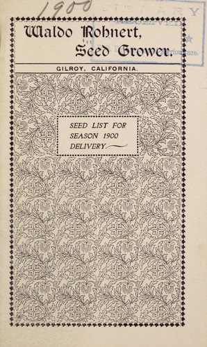 Seed list for season 1900 delivery