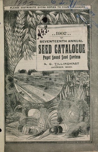 Seventeenth annual seed catalogue, 1902